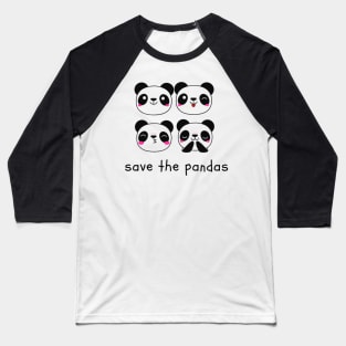 Save the Pandas Baseball T-Shirt